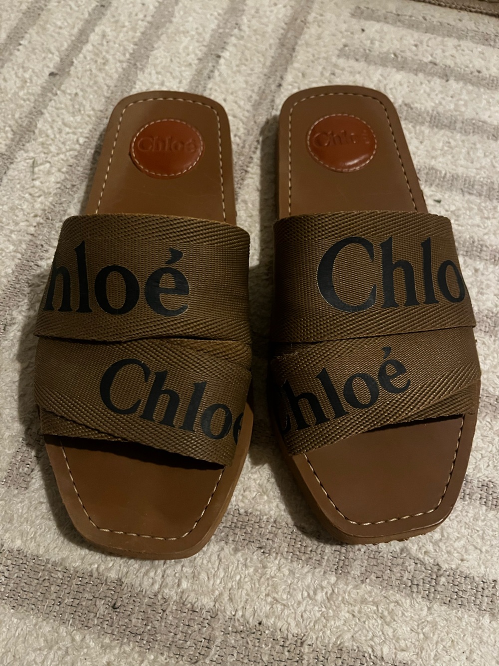 Chloe Woody Mule Sandal